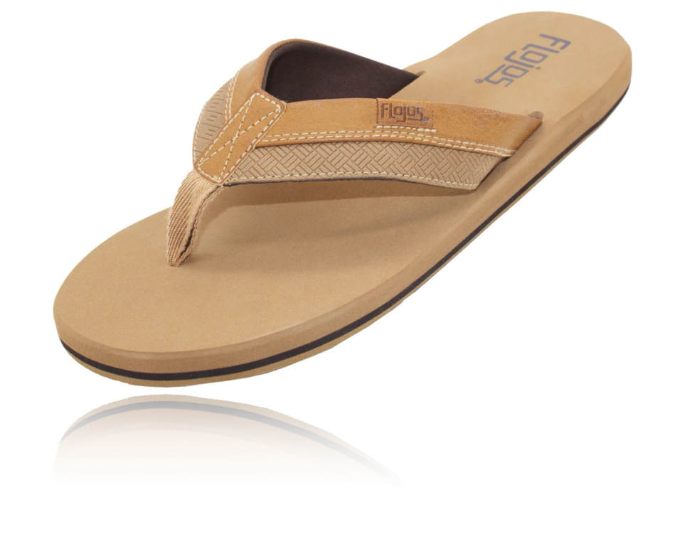Flojos Ryan Tutone Strap with Arch support Men's Sandal - TAN (846)